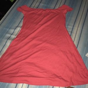 off the shoulder dress